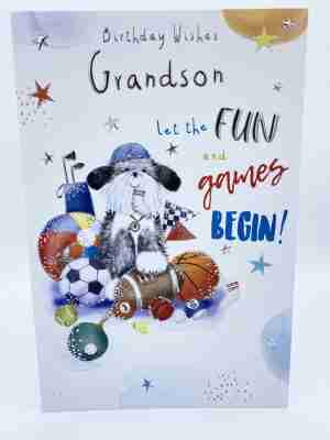 Grandson On Your Birthday Card By Kingfisher
