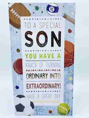 Son On Your Birthday Card By Kingfisher