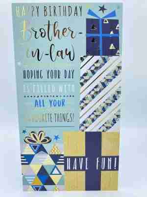 Brother-in-law On Your Birthday Card By Kingfisher