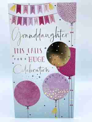 Granddaughter On Your Birthday Card By Kingfisher