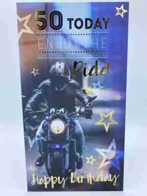 Happy 50th Birthday Card By Kingfisher