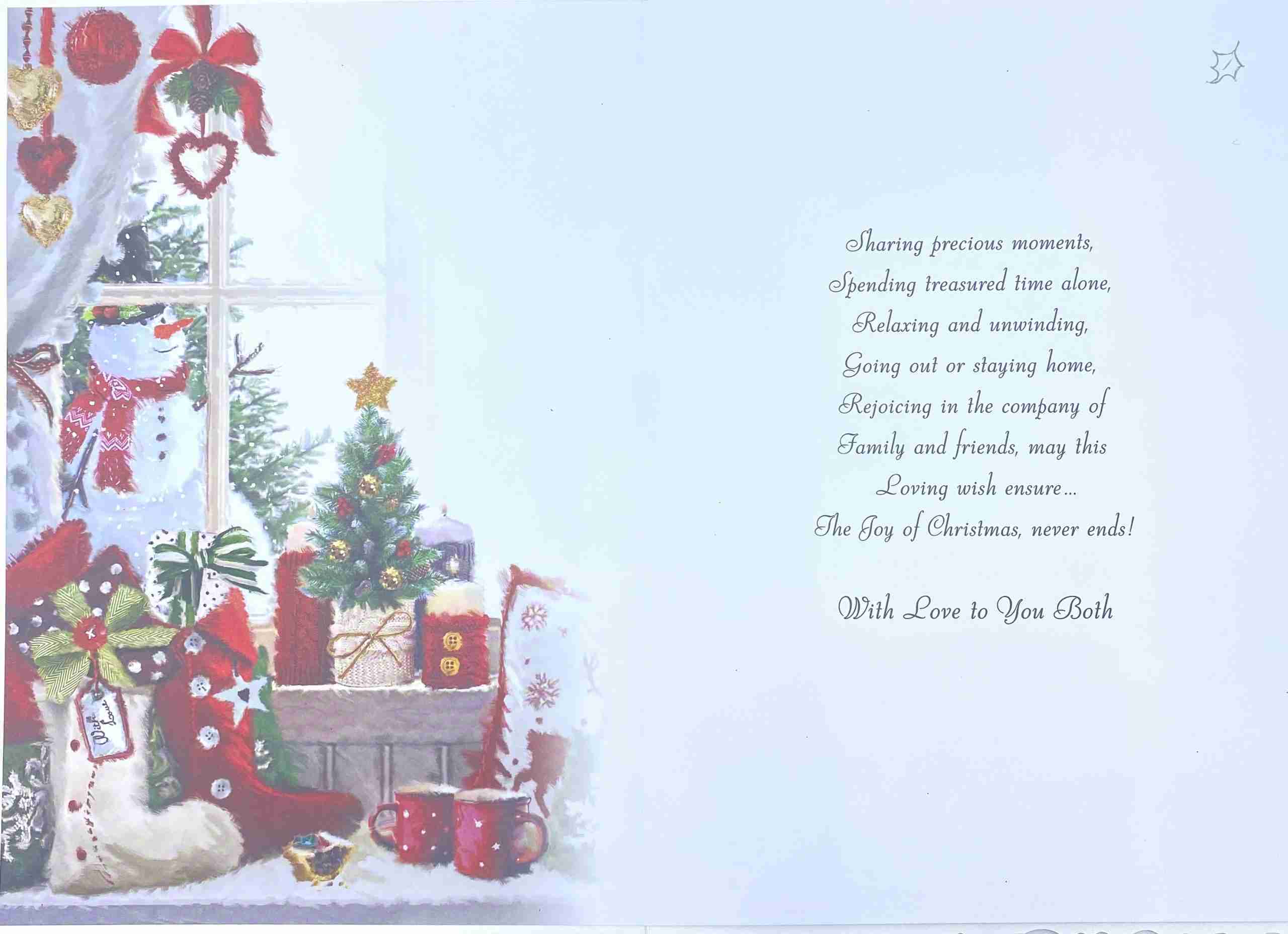 Weihnachtskarte "To A Special Grandson" Mit Bierflasche Design - 135x230 Mm, Goldgeprägt
