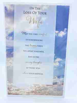 On The Loss Of Your Wife Sympathy Card