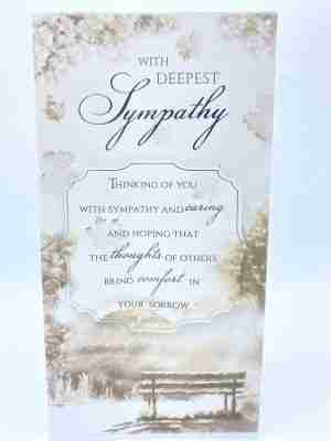 With Deepest Sympathy Slim Card