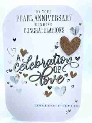 On Your Pearl Anniversary Card