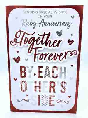 On Your Ruby Anniversary Card