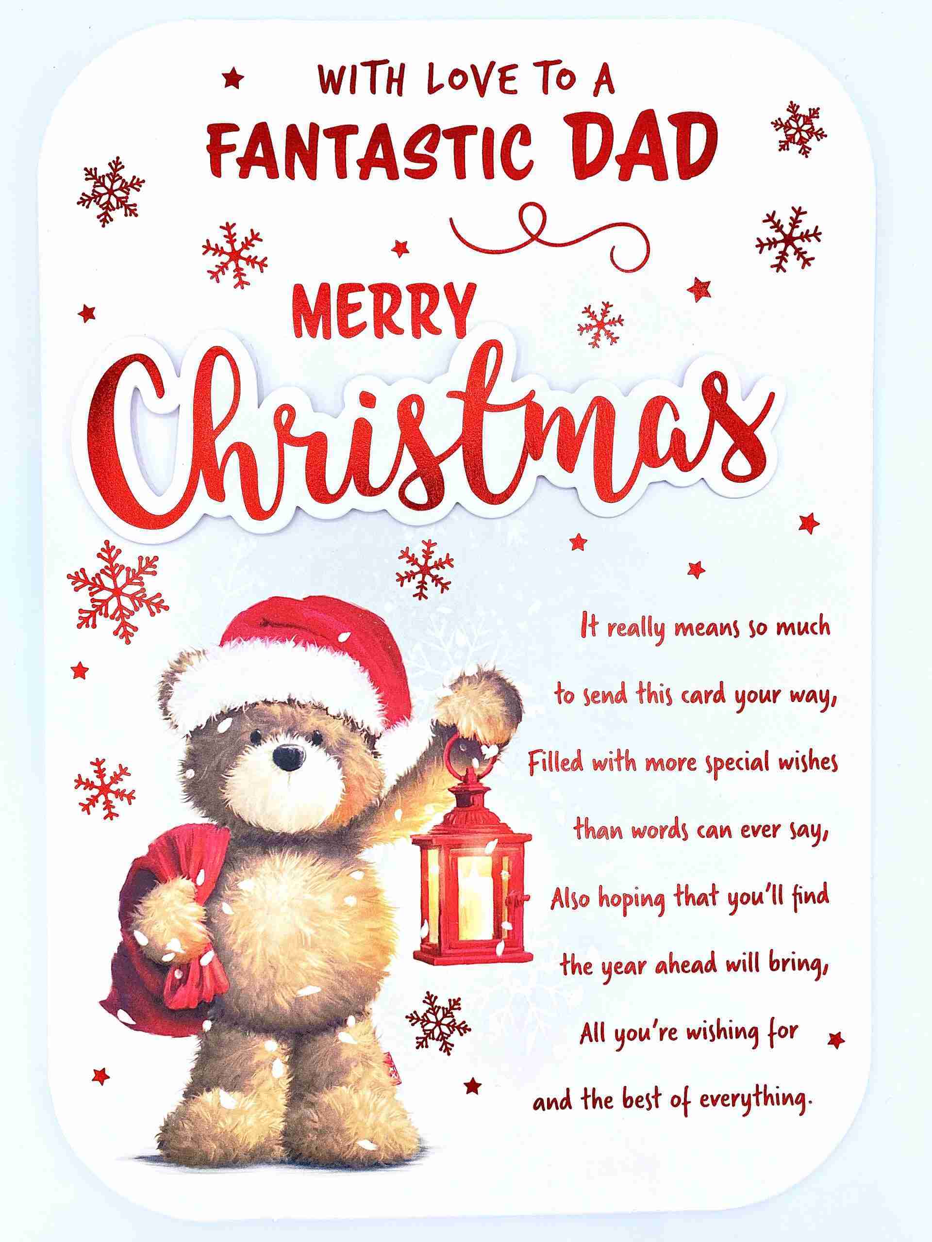 Fantastic Dad Christmas Card - Cardmarkets