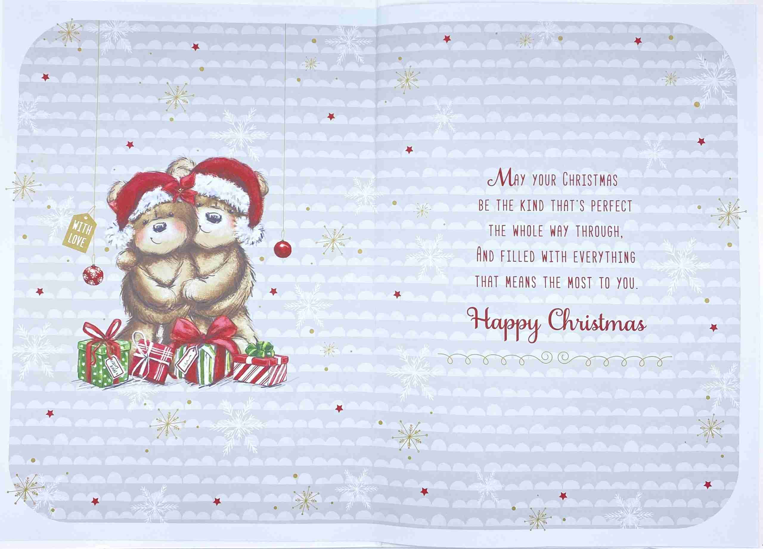 Olivia Samuel „Forest Friends“ Weihnachtskarte – A5, Hochglänzend, Mit Umschlag, Perfekt Für Besondere Freunde