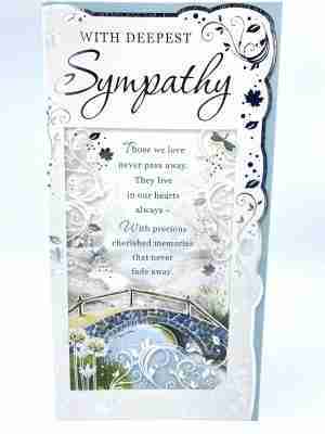With Deepest Sympathy Slim Card 