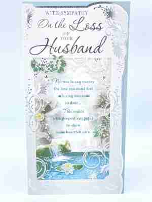 With Sympathy On The Loss Of Your Husband Card 