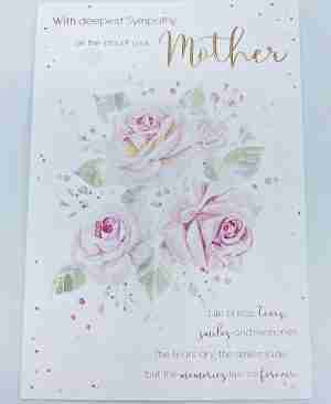 With Deepest Sympathy On The Loss Of Your Mother Card  